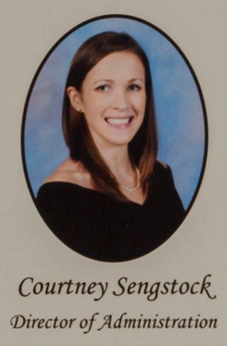 Gamma Phi Chapter Composite Detail, Courtney Sengstock, 2011-2012