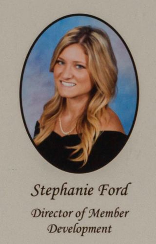 Gamma Phi Chapter Composite Detail, Stephanie Ford, 2011-2012
