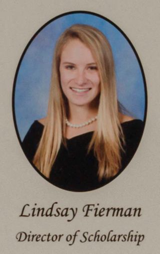 Gamma Phi Chapter Composite Detail, Lindsay Fierman, 2011-2012