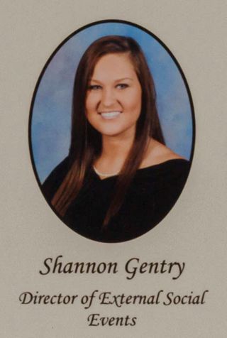 Gamma Phi Chapter Composite Detail, Shannon Gentry, 2011-2012