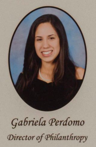 Gamma Phi Chapter Composite Detail, Gabriela Perdomo, 2011-2012