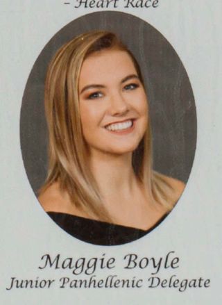 Gamma Phi Chapter Composite Detail, Maggie Boyle, 2017-2018