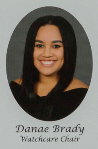 Gamma Phi Chapter Composite Detail, Danae Brady, 2017-2018