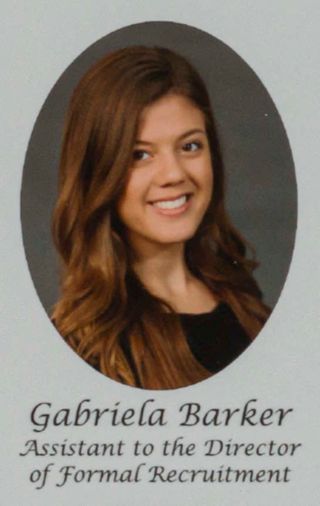 Gamma Phi Chapter Composite Detail, Gabriela Barker, 2017-2018
