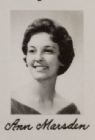 Gamma Phi Chapter Composite Detail, Ann Marsden, 1962-1963