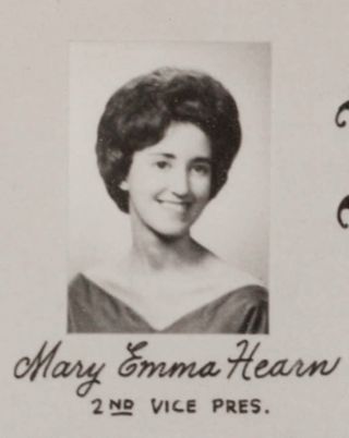 Gamma Phi Chapter Composite Detail, Mary Emma Hearn, 1962-1963