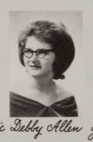 Gamma Phi Chapter Composite Detail, Debby Allen, 1962-1963