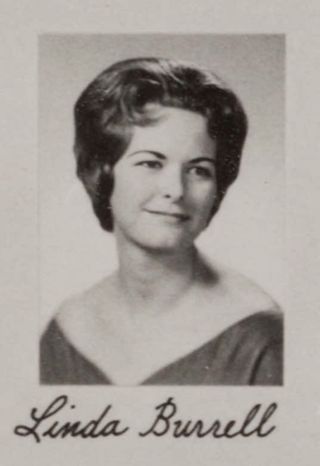 Gamma Phi Chapter Composite Detail, Linda Burrell, 1962-1963