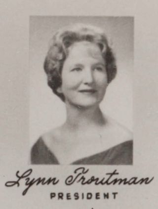 Gamma Phi Chapter Composite Detail, Lynn Troutman, 1962-1963