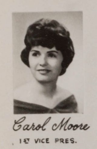 Gamma Phi Chapter Composite Detail, Carol Moore, 1962-1963