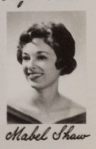 Gamma Phi Chapter Composite Detail, Mabel Shaw, 1962-1963