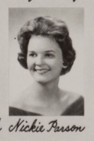 Gamma Phi Chapter Composite Detail, Nickie Parson, 1962-1963