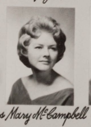 Gamma Phi Chapter Composite Detail, Mary McCampbell, 1962-1963