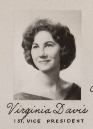 Gamma Phi Chapter Composite Detail, Virginia Davis, 1961-1962