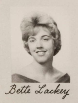 Gamma Phi Chapter Composite Detail, Bette Lackey, 1961-1962
