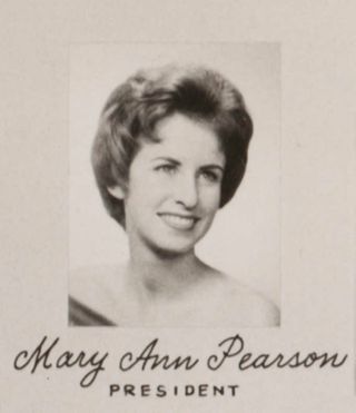 Gamma Phi Chapter Composite Detail, Mary Ann Pearson, 1961-1962
