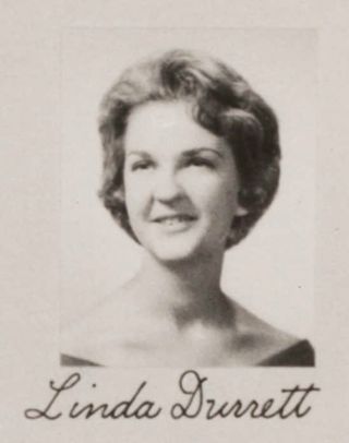 Gamma Phi Chapter Composite Detail, Linda Durrett, 1961-1962