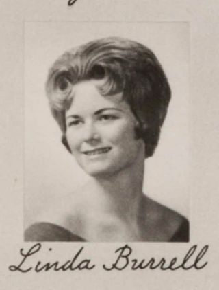 Gamma Phi Chapter Composite Detail, Linda Burrell, 1961-1962
