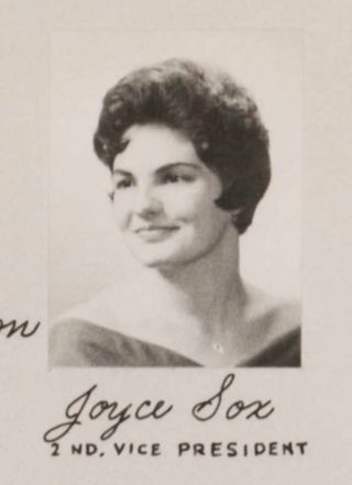 Gamma Phi Chapter Composite Detail, Joyce Sox, 1961-1962