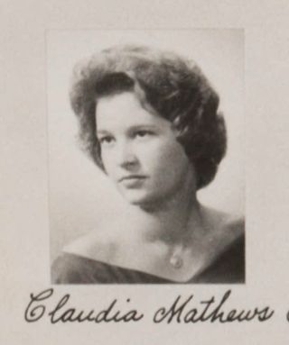 Gamma Phi Chapter Composite Detail, Claudia Mathews, 1961-1962