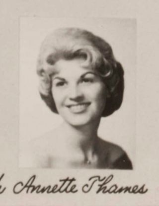 Gamma Phi Chapter Composite Detail, Annette Thames, 1961-1962