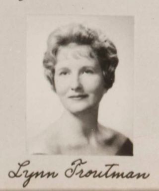 Gamma Phi Chapter Composite Detail, Lynn Troutman, 1961-1962