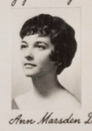 Gamma Phi Chapter Composite Detail, Ann Marsden, 1963-1964