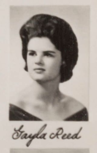 Gamma Phi Chapter Composite Detail, Gayla Reed, 1963-1964