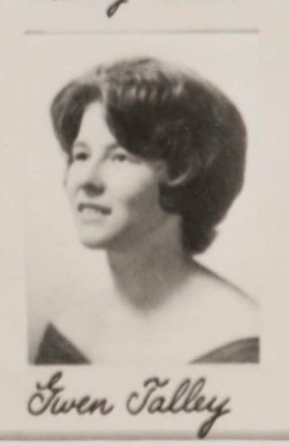 Gamma Phi Chapter Composite Detail, Gwen Talley, 1963-1964