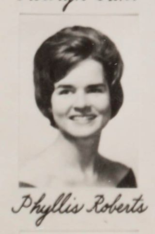 Gamma Phi Chapter Composite Detail, Phyllis Roberts, 1963-1964