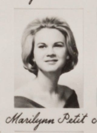 Gamma Phi Chapter Composite Detail, Marilynn Petit, 1963-1964