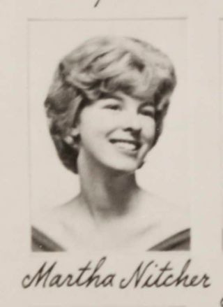 Gamma Phi Chapter Composite Detail, Martha Nitcher, 1963-1964