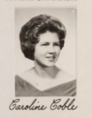 Gamma Phi Chapter Composite Detail, Caroline Coble, 1963-1964
