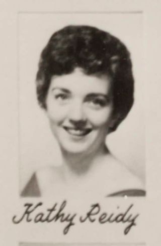 Gamma Phi Chapter Composite Detail, Kathy Reidly, 1963-1964