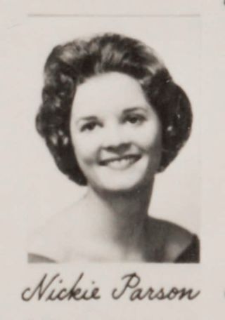 Gamma Phi Chapter Composite Detail, Nickie Parson, 1963-1964