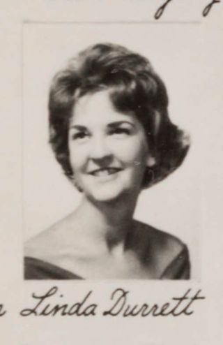 Gamma Phi Chapter Composite Detail, Linda Durrett, 1963-1964
