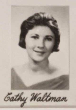 Gamma Phi Chapter Composite Detail, Cathy Waltman, 1963-1964