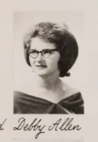 Gamma Phi Chapter Composite Detail, Debby Allen, 1963-1964