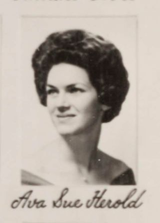 Gamma Phi Chapter Composite Detail, Ava Sue Harold, 1963-1964