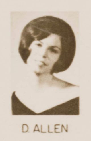Gamma Phi Chapter Composite Detail, D. Allen, 1968-1969