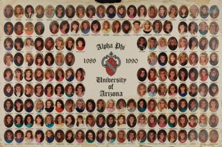 Beta Epsilon Chapter Composite Photograph, 1989-1990