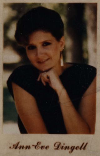 Beta Epsilon Chapter Composite Detail, Ann-Eve Dingell, 1984-1985