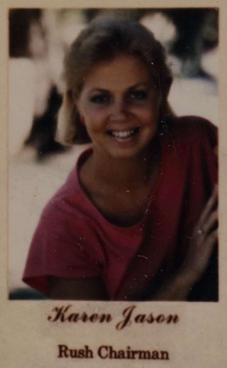 Beta Epsilon Chapter Composite Detail, Karen Jason, 1984-1985