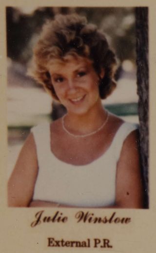 Beta Epsilon Chapter Composite Detail, Julie Winslow, 1984-1985