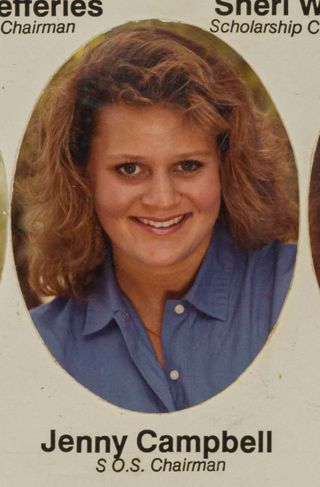 Beta Epsilon Chapter Composite Detail, Jenny Campbell, 1989-1990