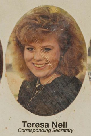 Beta Epsilon Chapter Composite Detail, Teresa Neil, 1989-1990