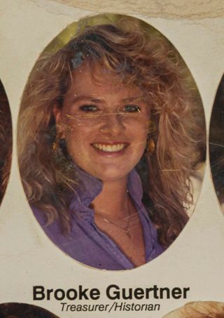 Beta Epsilon Chapter Composite Detail, Brooke Guertner, 1989-1990