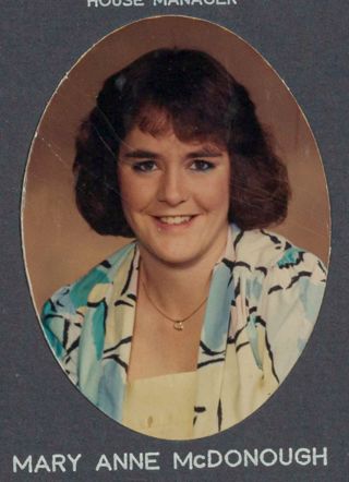 Beta Epsilon Chapter Composite Detail, Mary Anne McDonough, 1986-1987