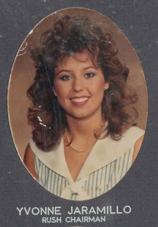 Beta Epsilon Chapter Composite Detail, Yvonne Jaramillo, 1986-1987