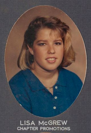 Beta Epsilon Chapter Composite Detail, Lisa McGrew, 1986-1987